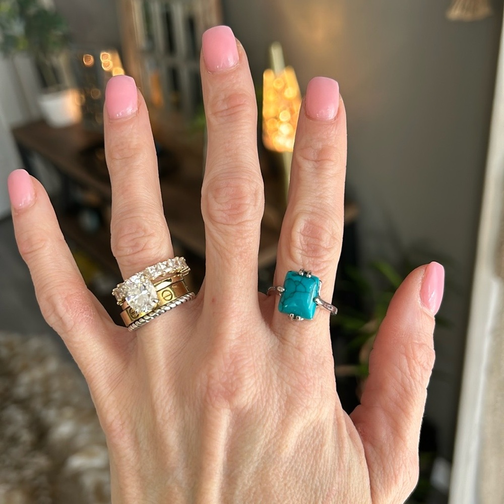 🩵Turquoise & Silver Ring•NWOT🩵